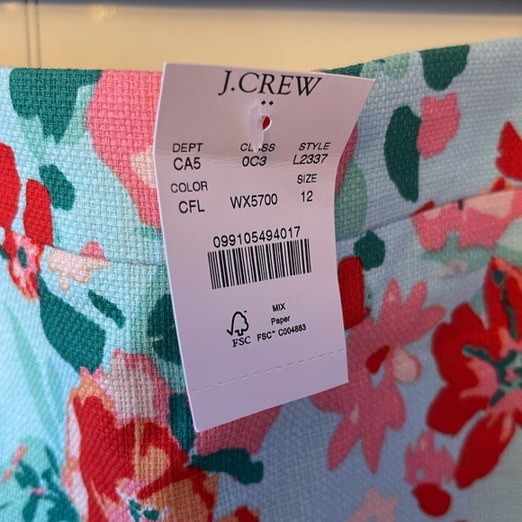 J Crew Floral Skirt - Picture 3 of 3